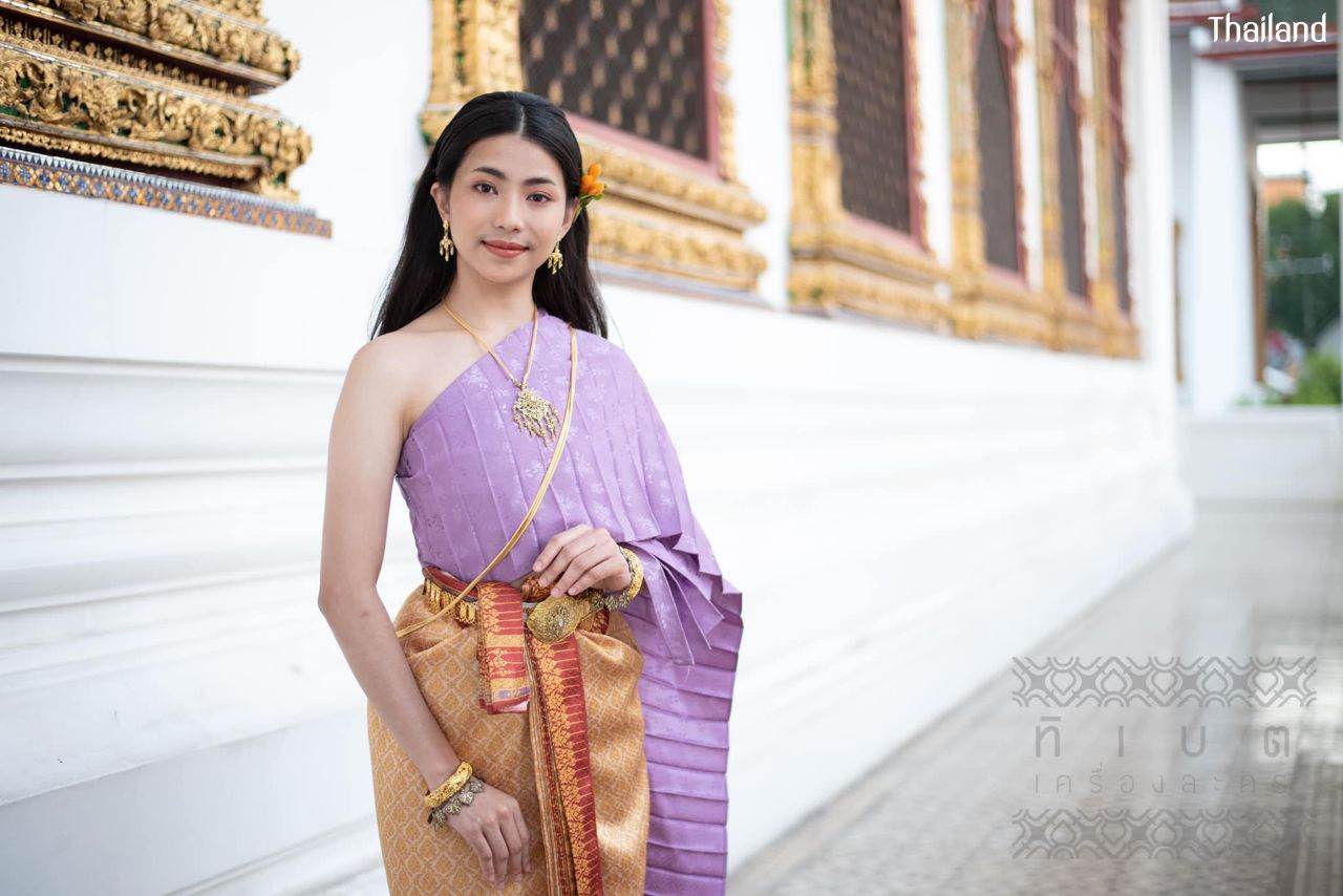 The Sbai, Thai dress (สไบ-ชุดไทย) | THAILAND 🇹🇭