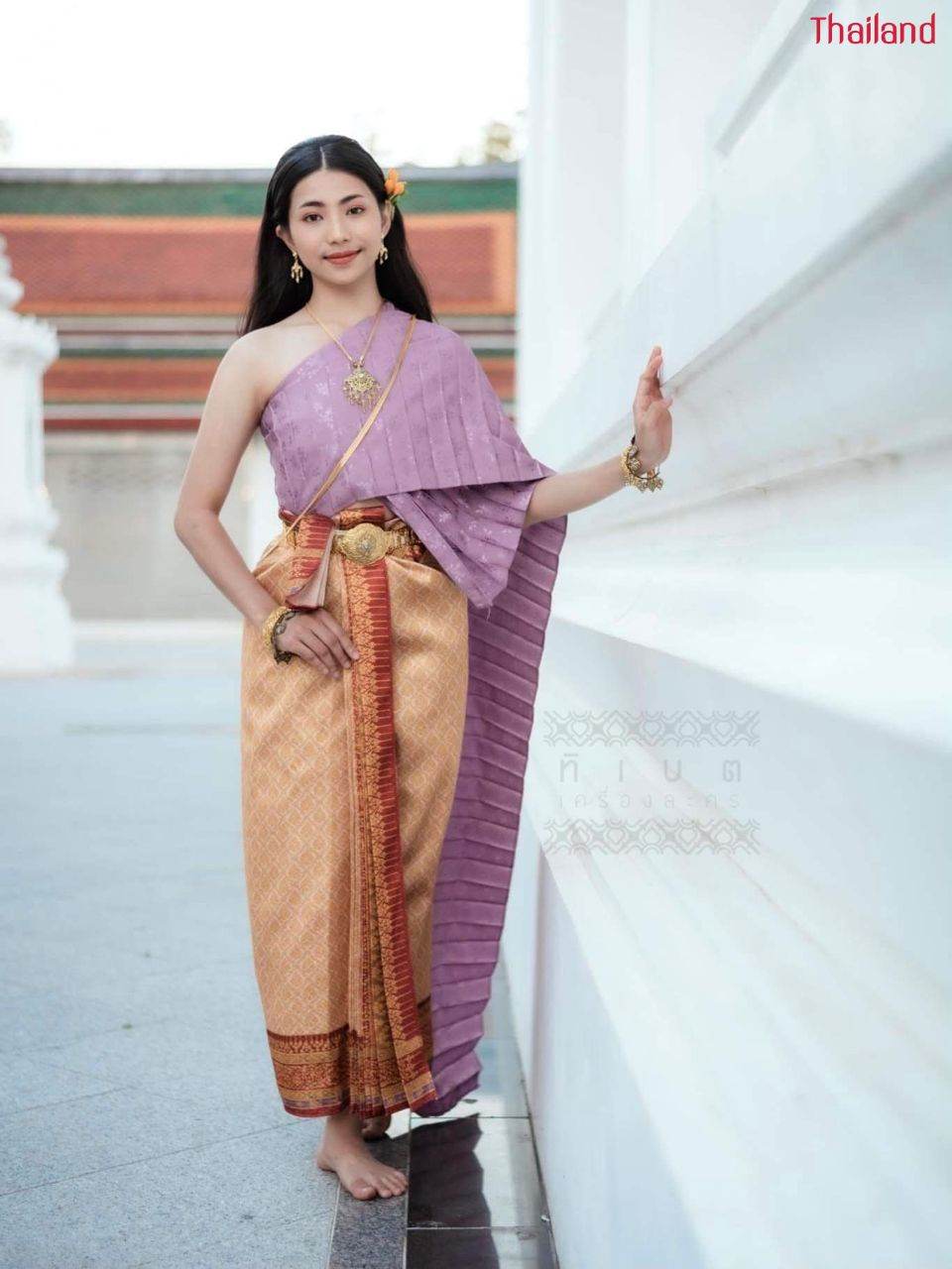 The Sbai, Thai dress (สไบ-ชุดไทย) | THAILAND 🇹🇭