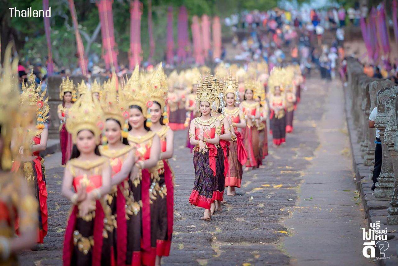 Thai Apsara - Thai Apsorn at Phanomrung Historical Park Buriram Province, 3 April 2020 | THAILAND 🇹🇭