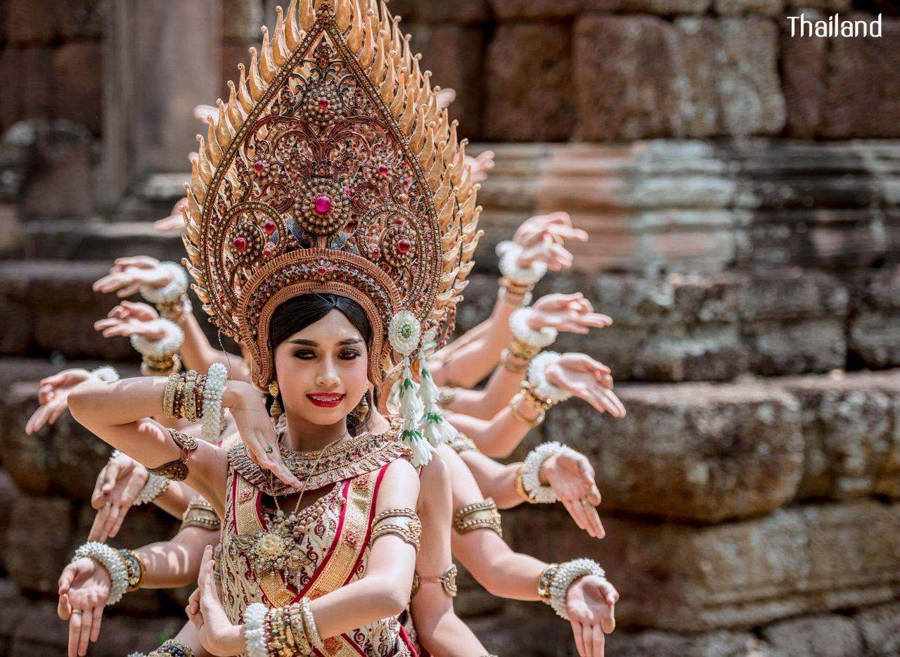 Thai Apsara - Thai Apsorn at Phanomrung Historical Park Buriram Province, 3 April 2020 | THAILAND 🇹🇭