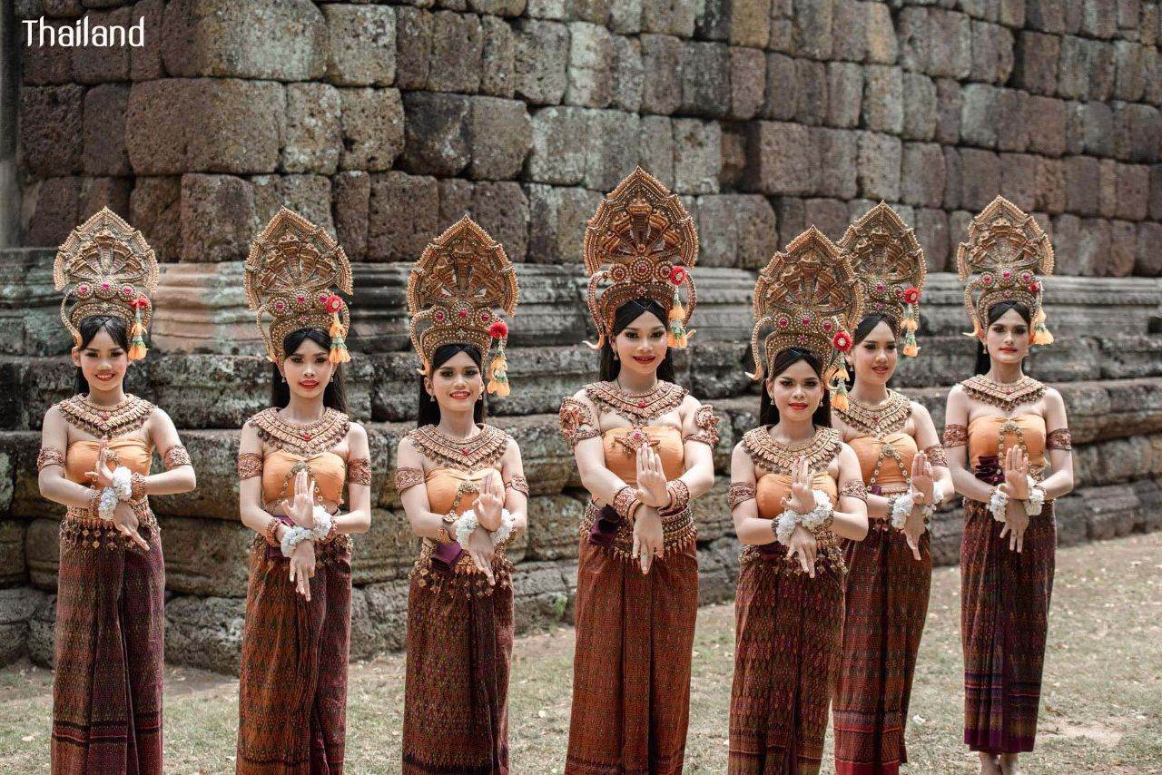 Thai Apsara - Thai Apsorn at Phanomrung Historical Park Buriram Province, 3 April 2020 | THAILAND 🇹🇭