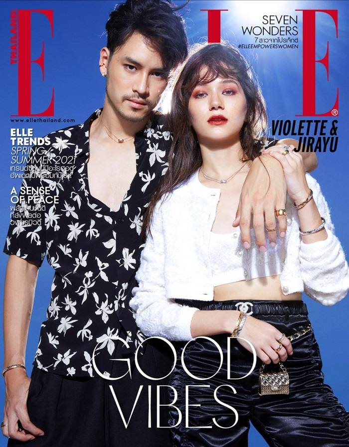 เก้า จิรายุ & วี วิโอเลต @ Elle Thailand February 2021