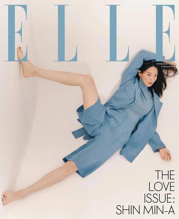 Shin Min A @ ELLE Singapore February 2021