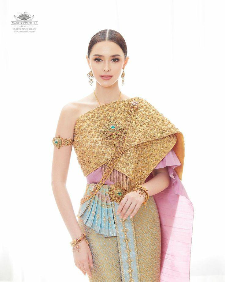 Sbai Thai dress: Thailand 🇹🇭ชุดไทยจักรพรรดิ