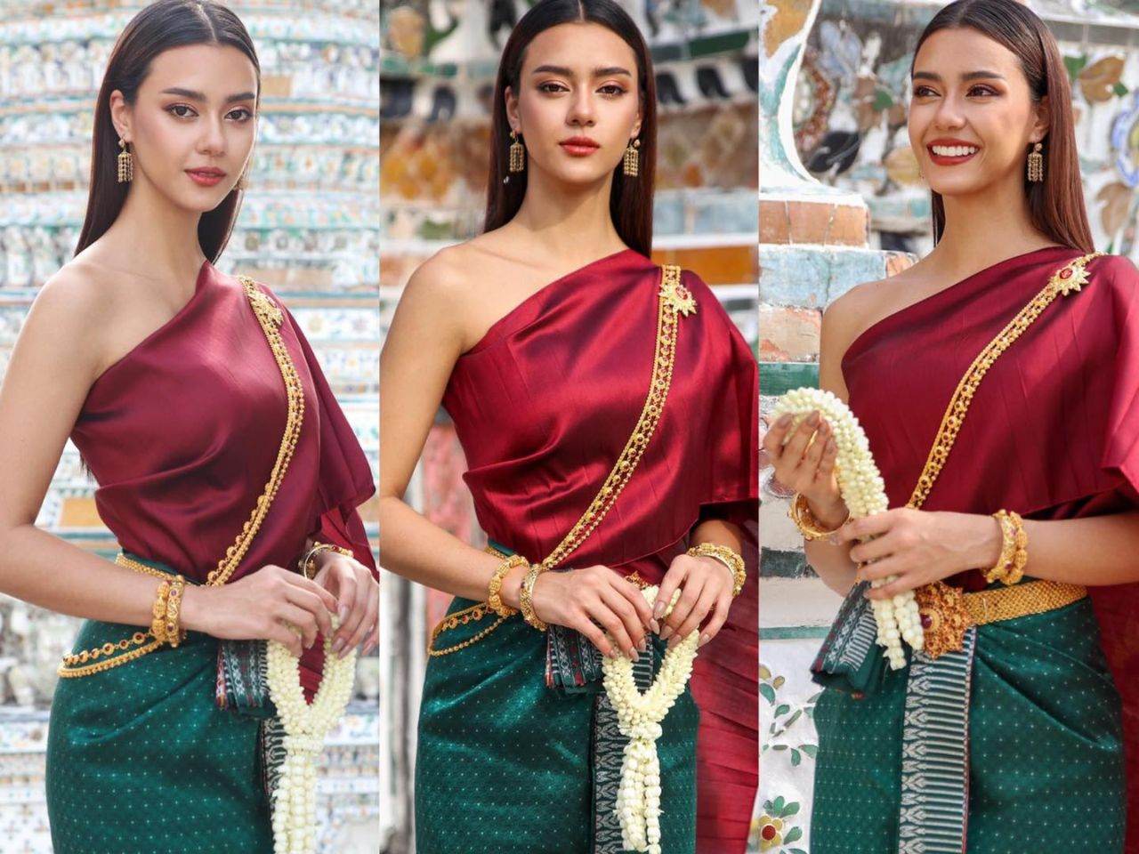 THAI DRESS, ชุดไทย by Amanda Chalisa Obdam, Miss Universe Thailand 2020 | THAILAND 🇹🇭