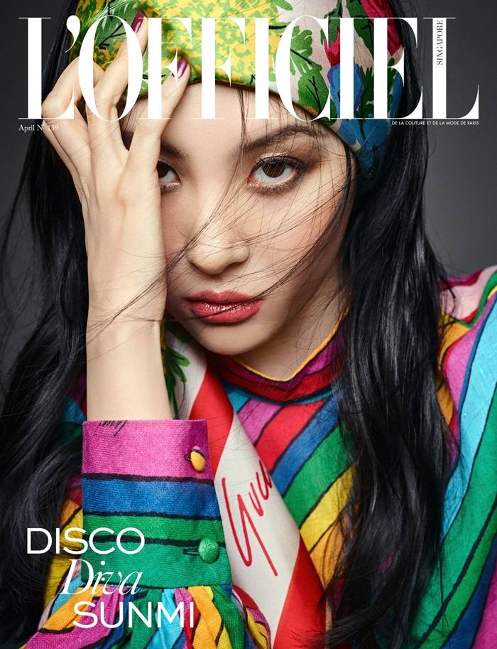 Sunmi @ L'Officiel Singapore April 2021