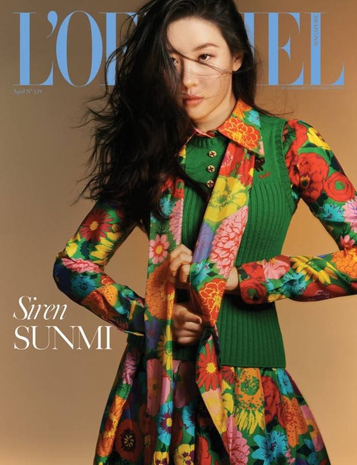 Sunmi @ L'Officiel Singapore April 2021