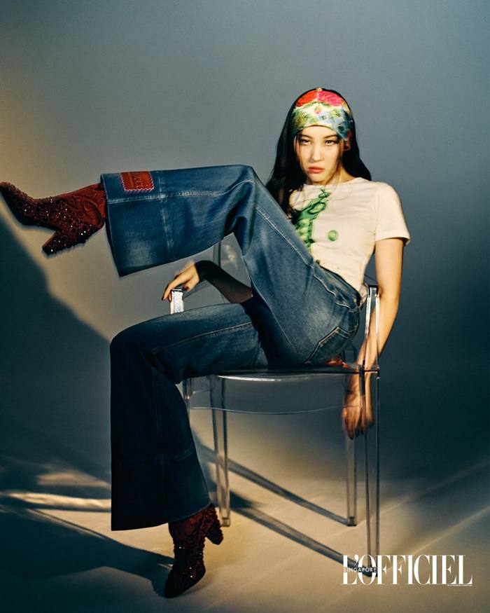 Sunmi @ L'Officiel Singapore April 2021