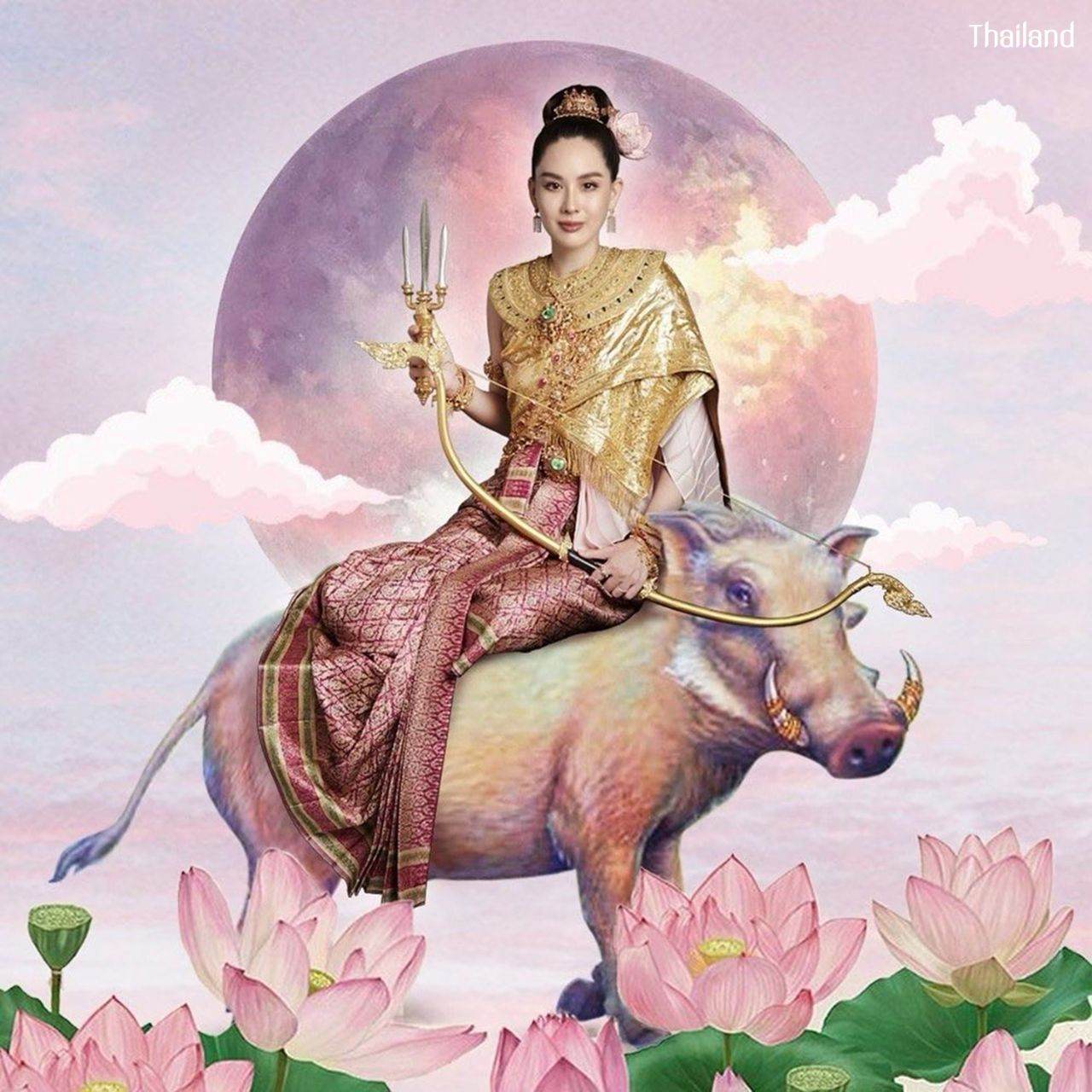 SONGKRAN LADY "รากษสเทวี, Rak Sod Devi" | THAILAND 🇹🇭