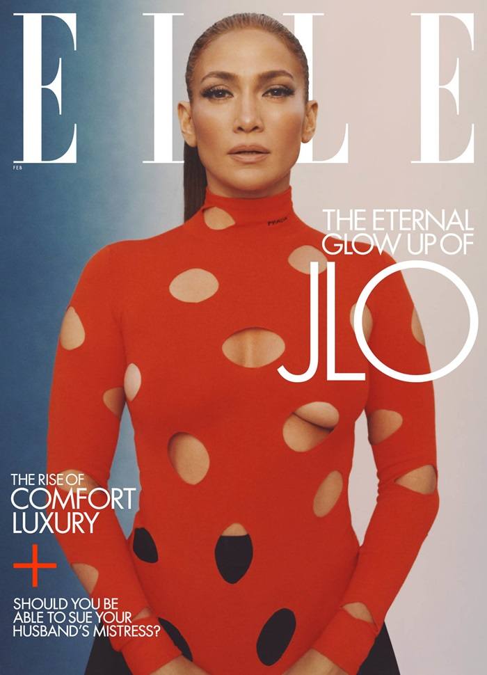 Jennifer Lopez @ Elle US February 2021