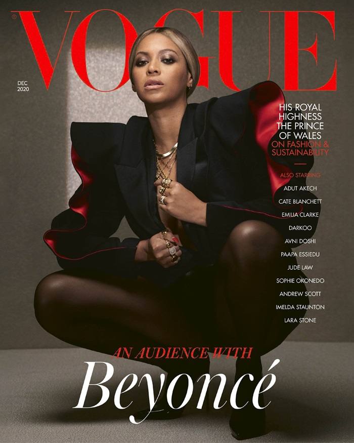 Beyonc&eacute; @ Vogue UK December 2020