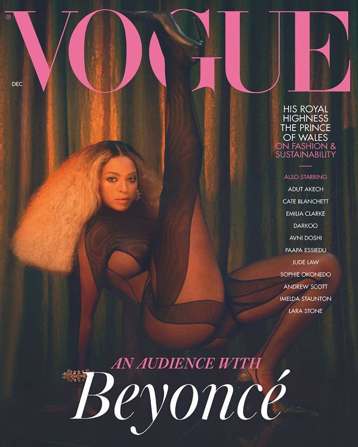 Beyonc&eacute; @ Vogue UK December 2020