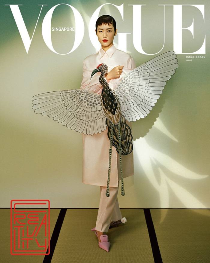 Liu Wen @ Vogue Singapore March 2021