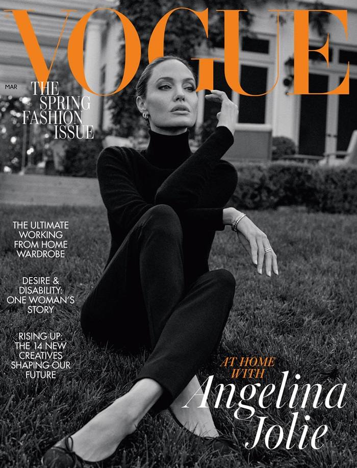 Angelina Jolie @ Vogue UK March 2021