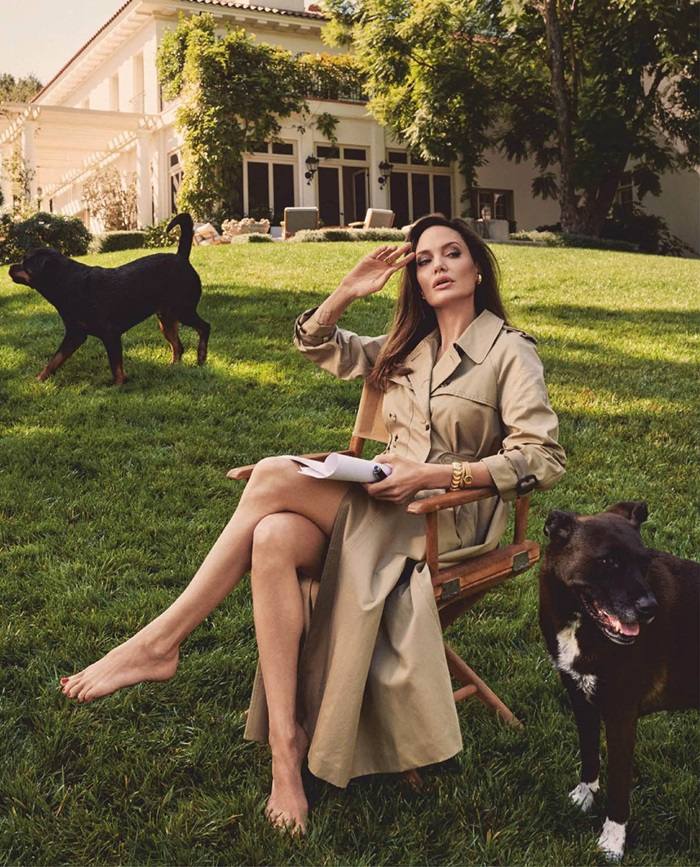 Angelina Jolie @ Vogue UK March 2021