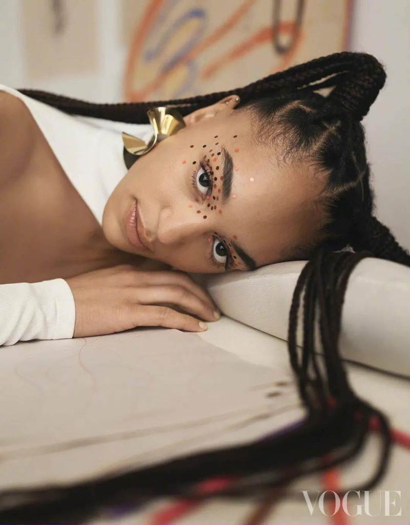 Indira Scott @ Vogue China July 2021