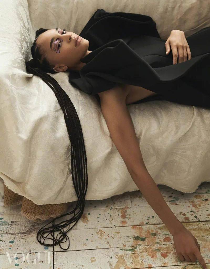 Indira Scott @ Vogue China July 2021
