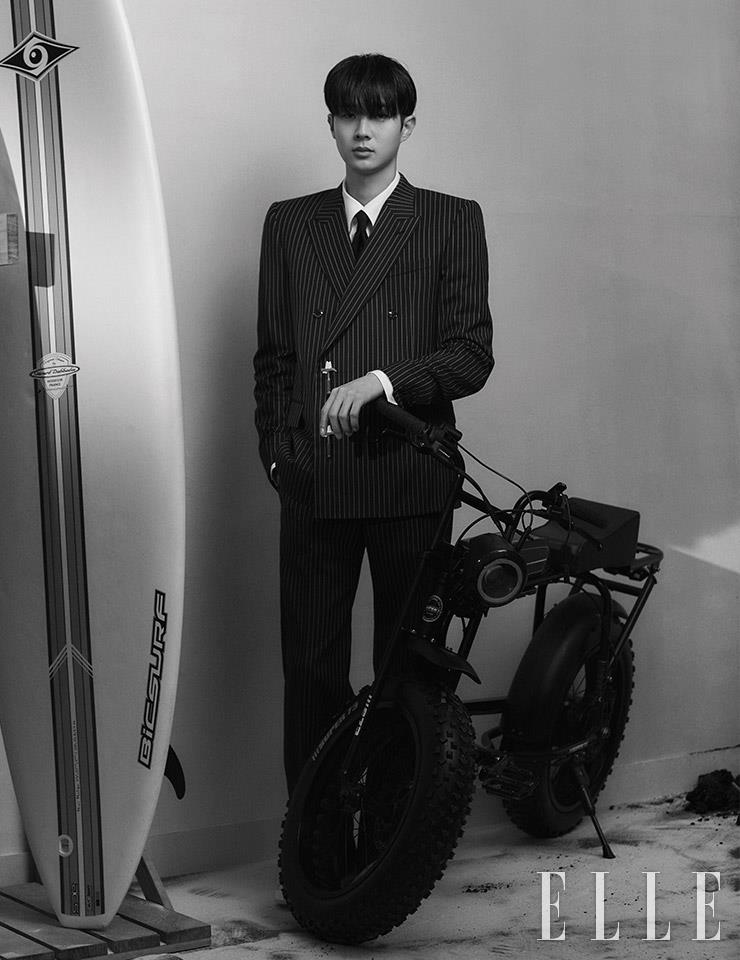 Choi Woo Shik @ Elle Korea July 2021