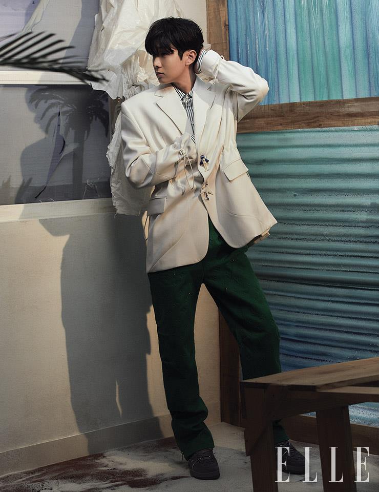 Choi Woo Shik @ Elle Korea July 2021