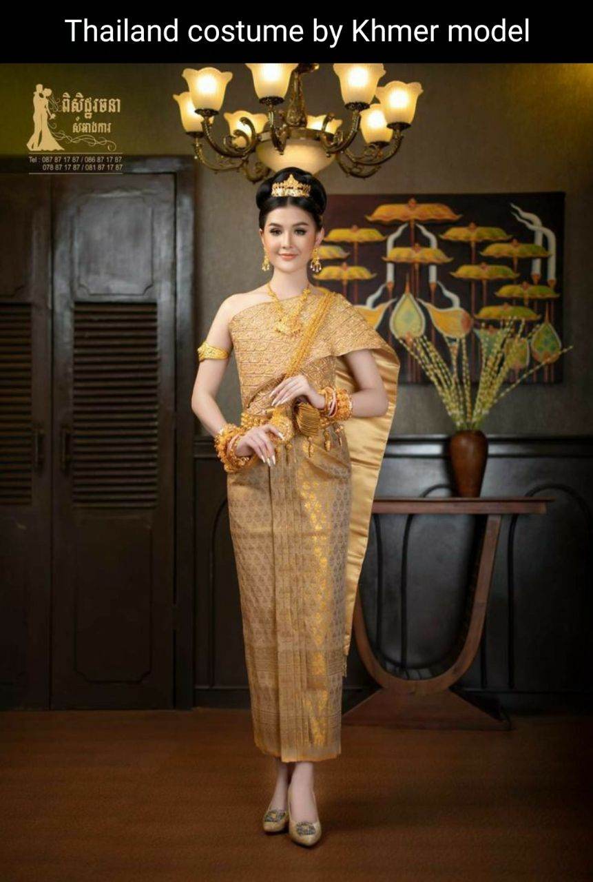 Thai costume by Khmer model