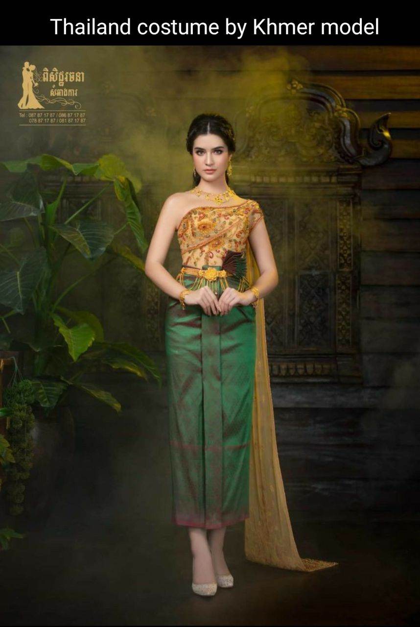 Thai costume by Khmer model