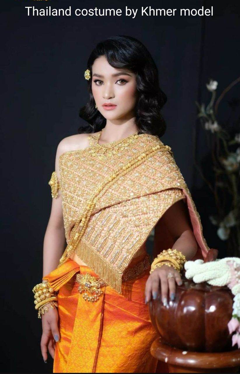Thai costume by Khmer model
