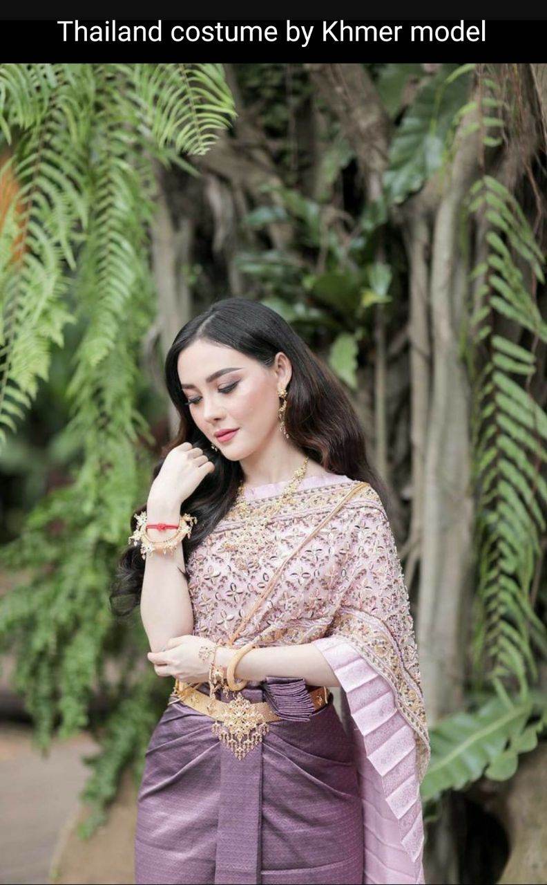 Thai costume by Khmer model