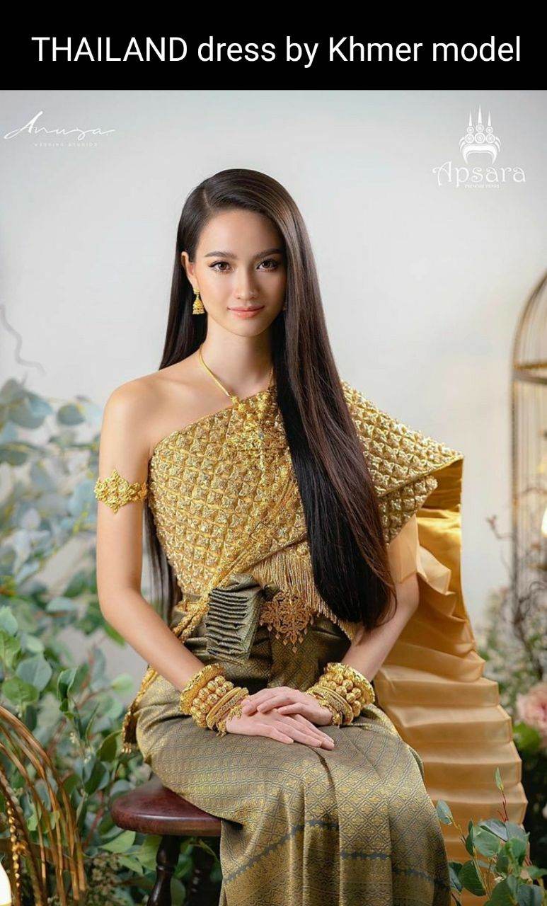Thai costume by Khmer model