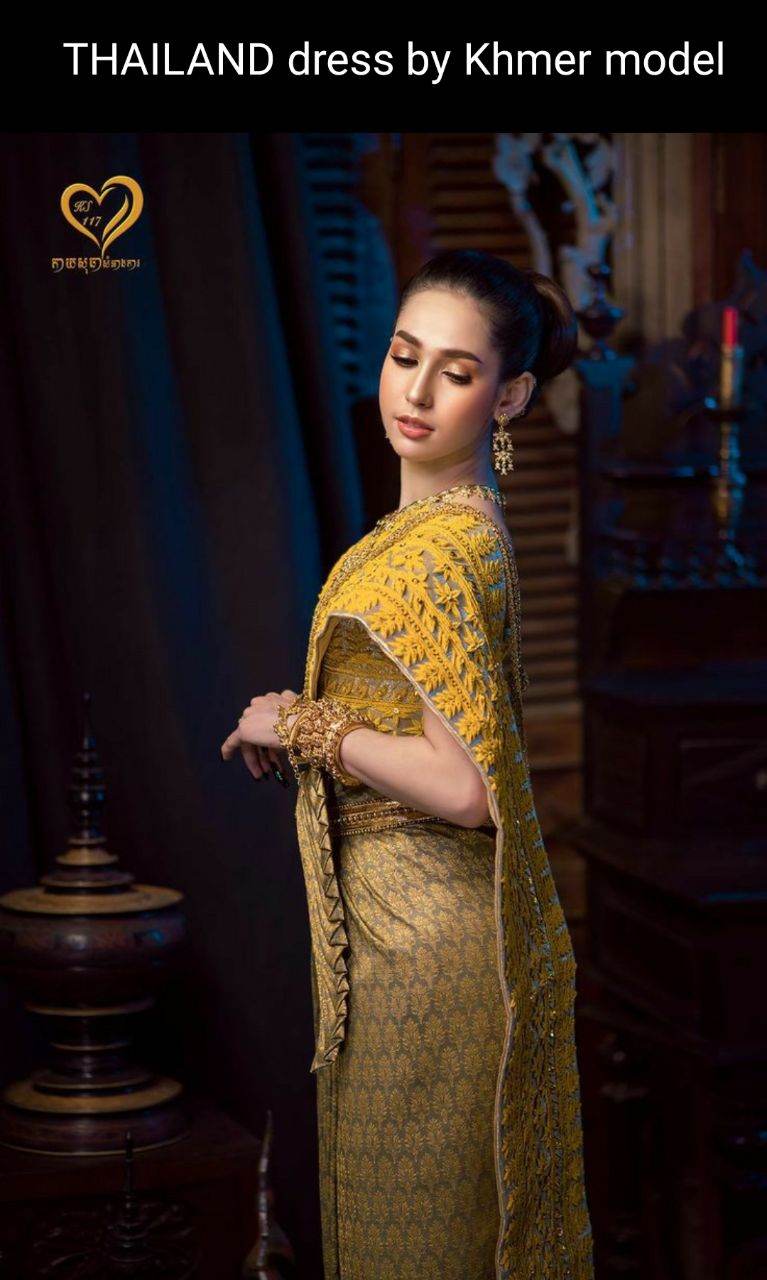 Thai costume by Khmer model