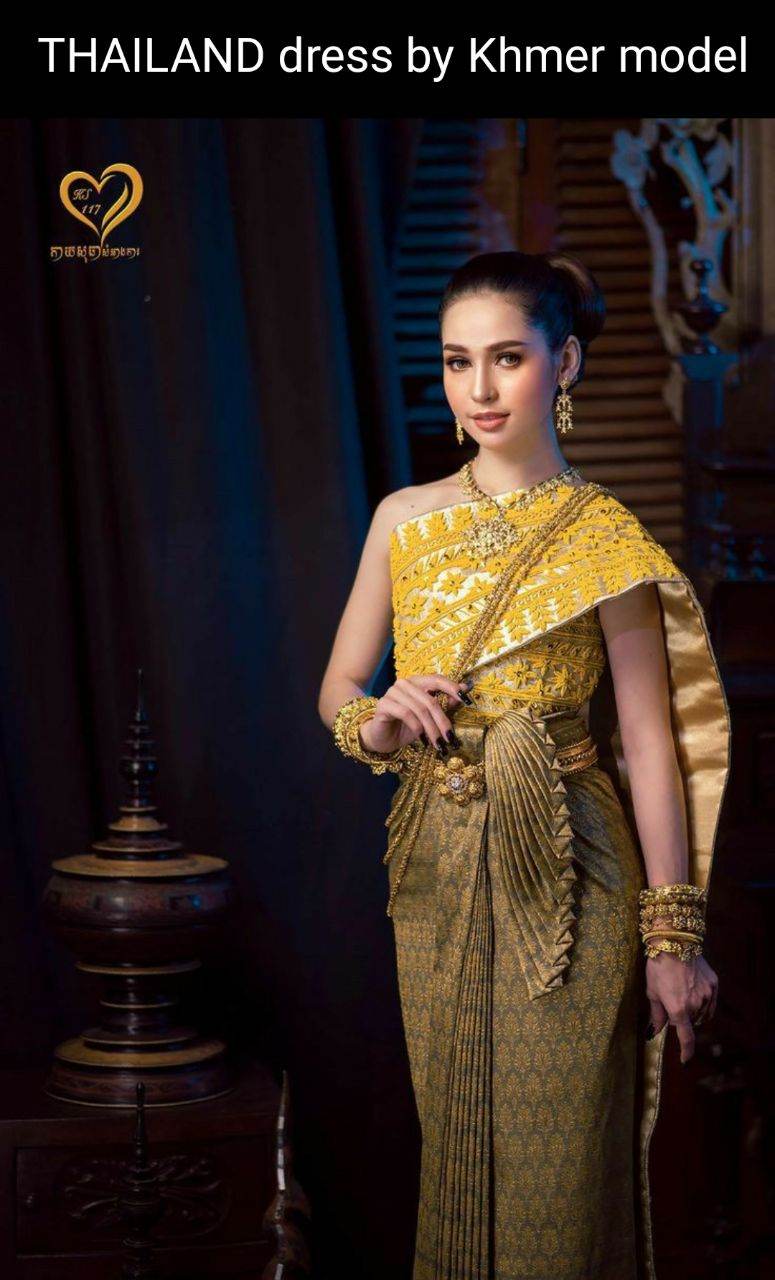 Thai costume by Khmer model