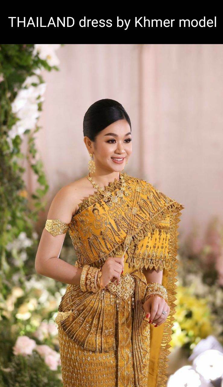 Thai costume by Khmer model