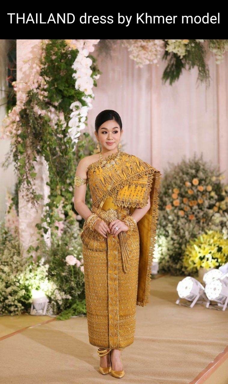 Thai costume by Khmer model