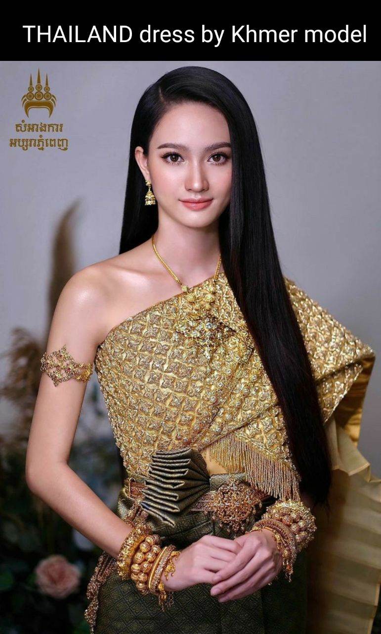 Thai costume by Khmer model