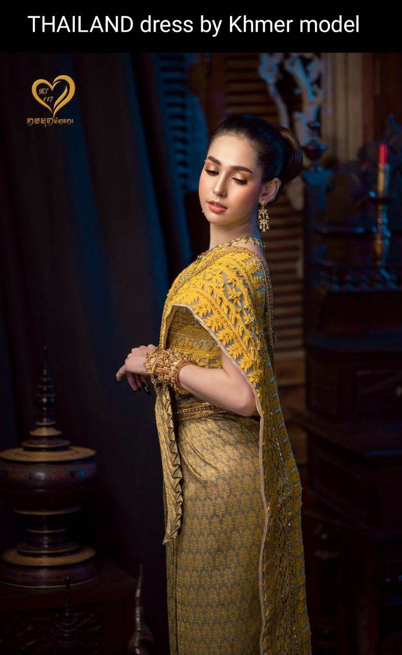 Thai costume by Khmer model