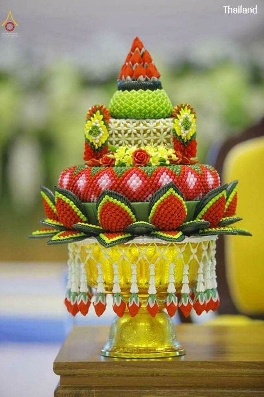 "Thai floral decoration" The identity of Thai handicraft: หัตถศิลป์ดอกไม้ไทย | THAILAND 🇹🇭