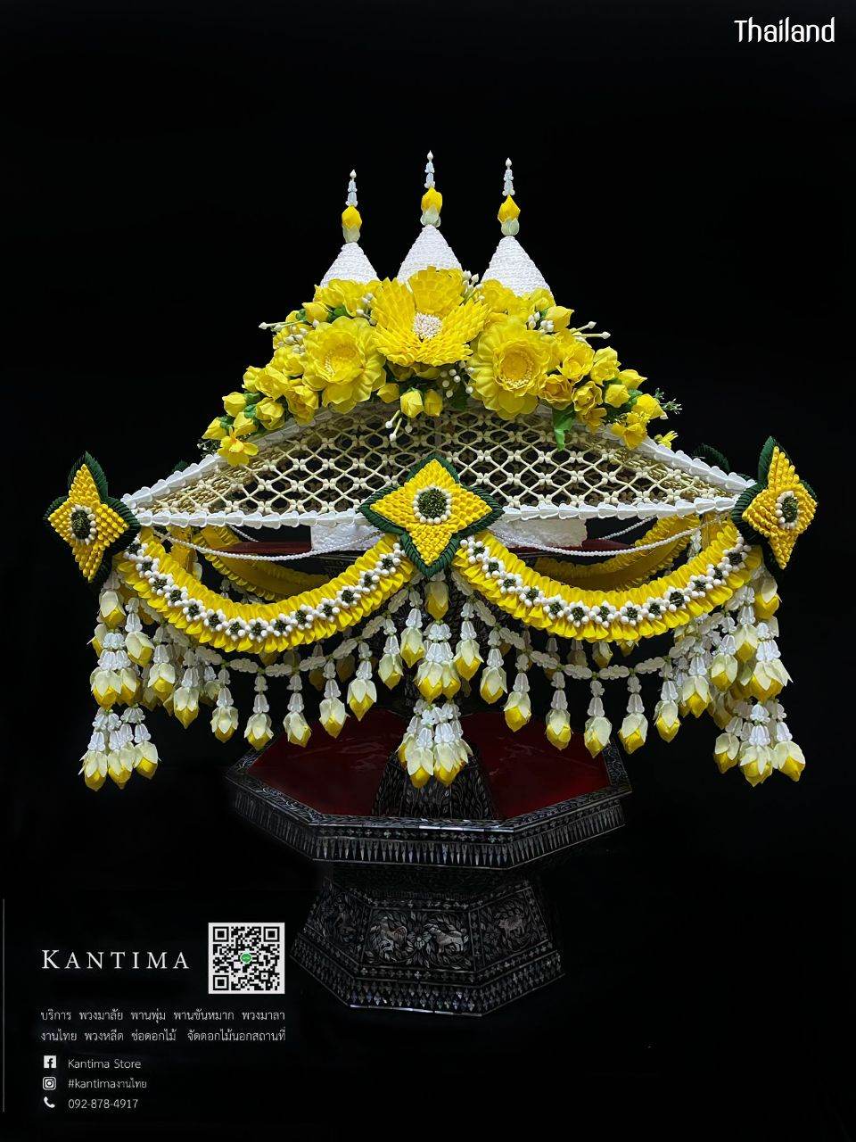 "Thai floral decoration" The identity of Thai handicraft: หัตถศิลป์ดอกไม้ไทย | THAILAND 🇹🇭
