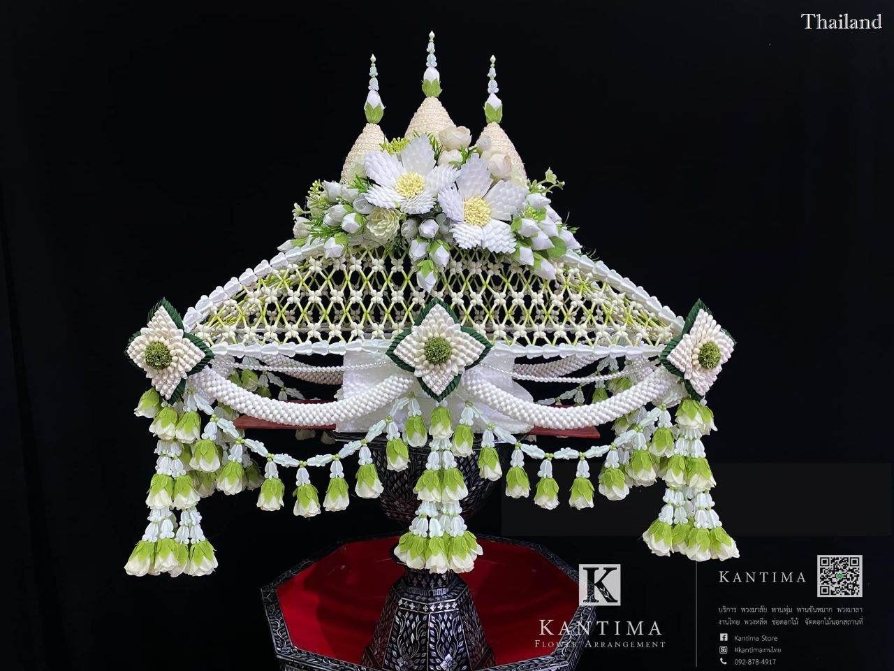"Thai floral decoration" The identity of Thai handicraft: หัตถศิลป์ดอกไม้ไทย | THAILAND 🇹🇭
