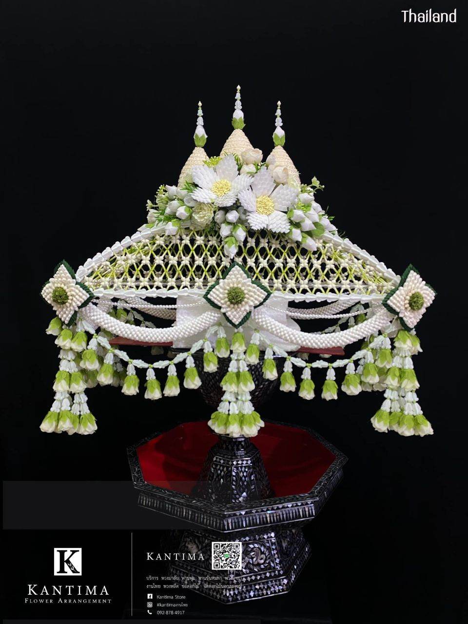 "Thai floral decoration" The identity of Thai handicraft: หัตถศิลป์ดอกไม้ไทย | THAILAND 🇹🇭