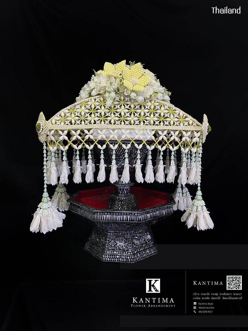 "Thai floral decoration" The identity of Thai handicraft: หัตถศิลป์ดอกไม้ไทย | THAILAND 🇹🇭