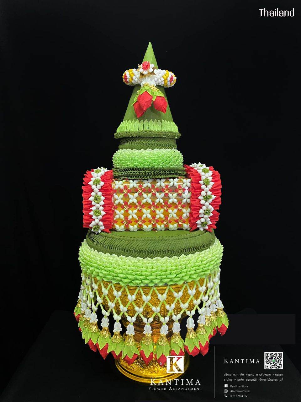 "Thai floral decoration" The identity of Thai handicraft: หัตถศิลป์ดอกไม้ไทย | THAILAND 🇹🇭