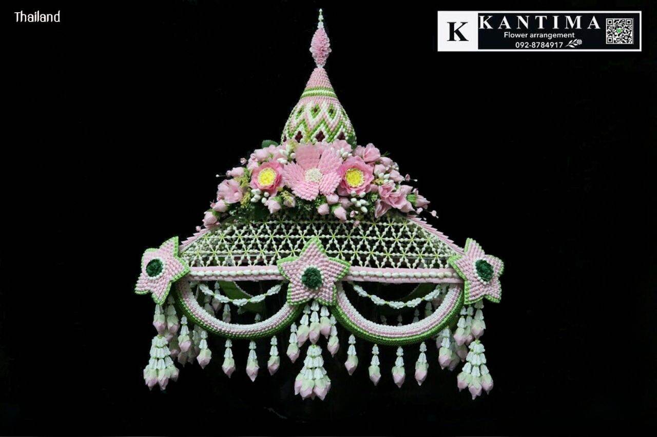"Thai floral decoration" The identity of Thai handicraft: หัตถศิลป์ดอกไม้ไทย | THAILAND 🇹🇭