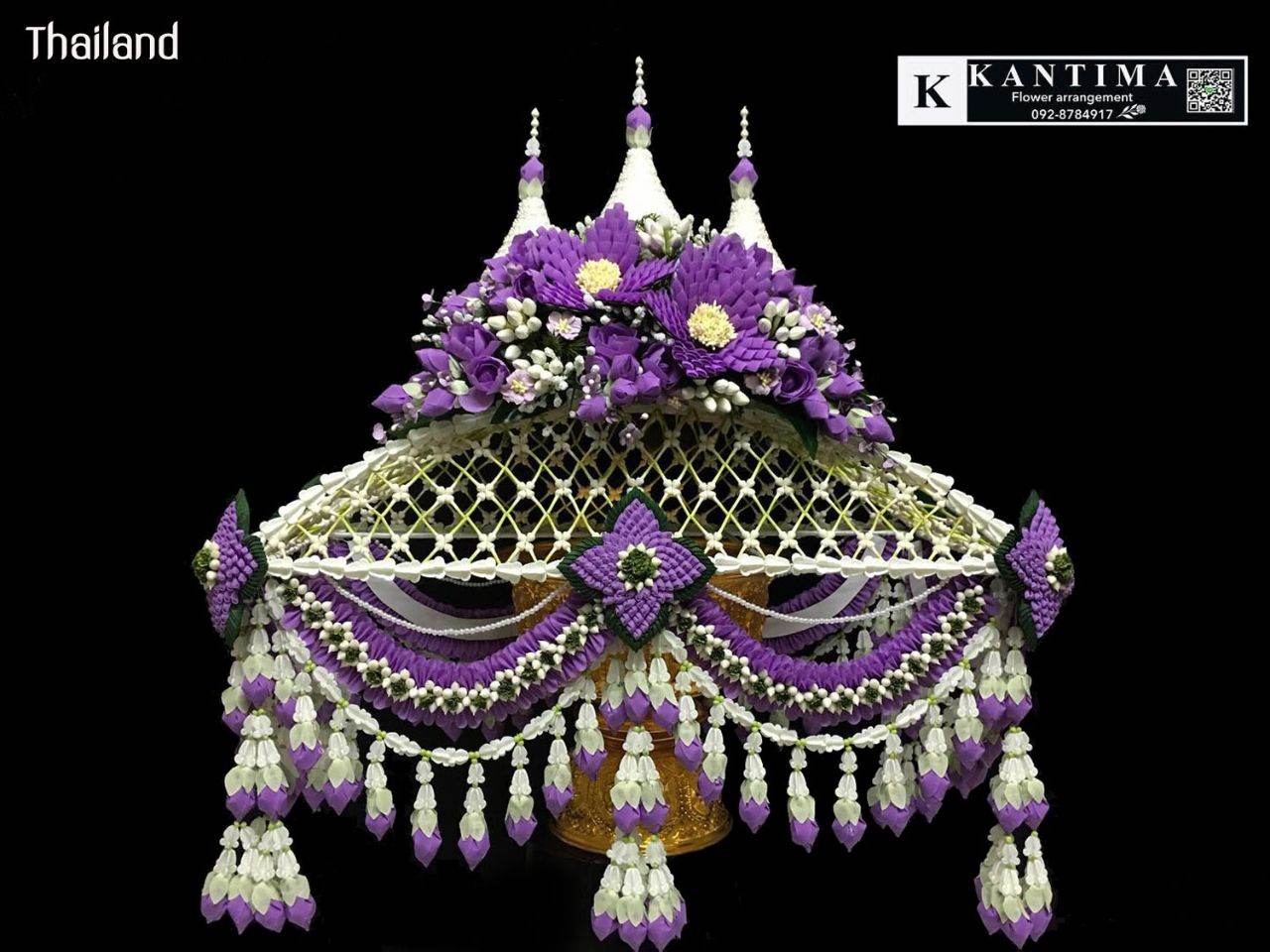 "Thai floral decoration" The identity of Thai handicraft: หัตถศิลป์ดอกไม้ไทย | THAILAND 🇹🇭