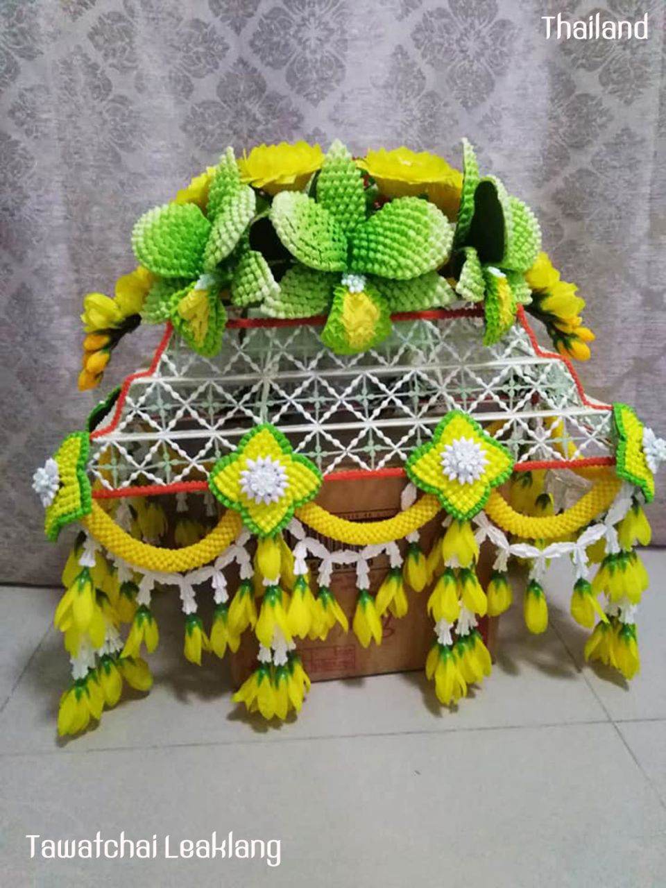 "Thai floral decoration" The identity of Thai handicraft: หัตถศิลป์ดอกไม้ไทย | THAILAND 🇹🇭