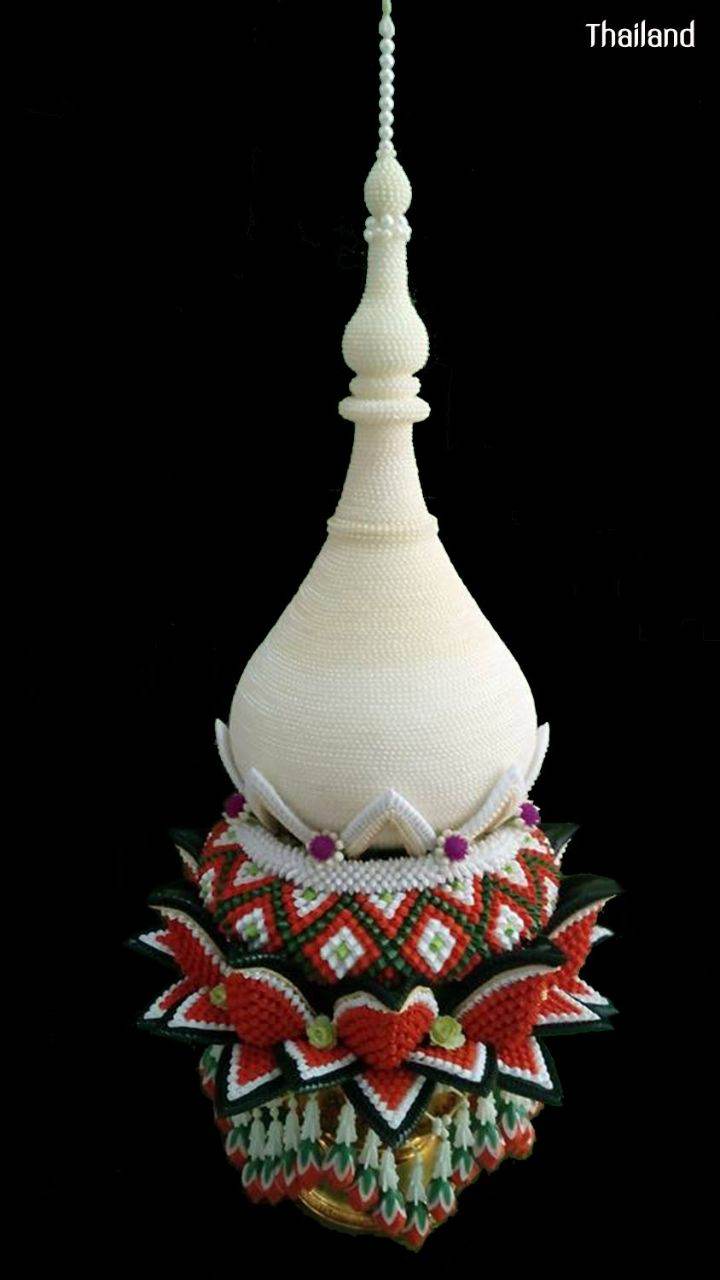 "Thai floral decoration" The identity of Thai handicraft: หัตถศิลป์ดอกไม้ไทย | THAILAND 🇹🇭