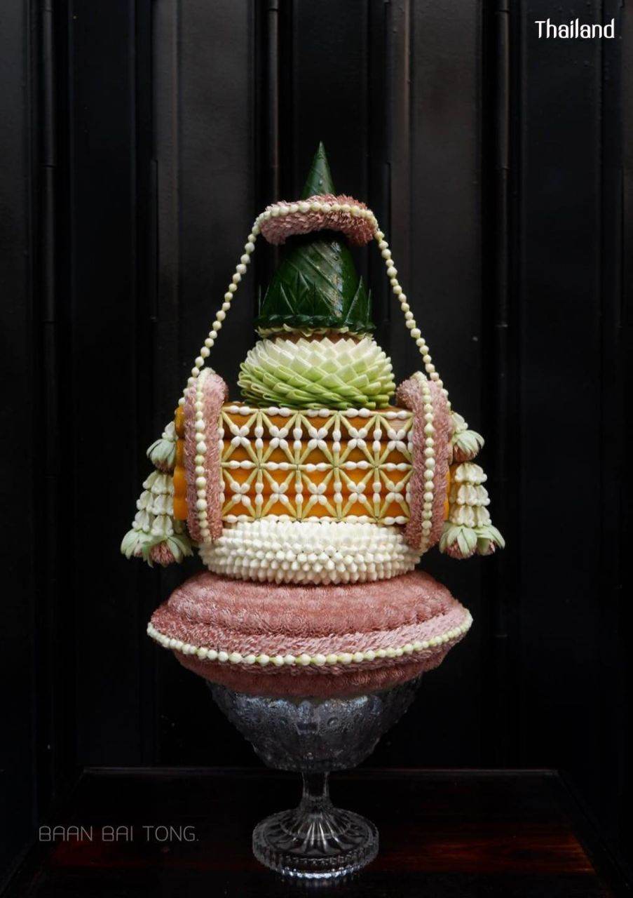 "Thai floral decoration" The identity of Thai handicraft: หัตถศิลป์ดอกไม้ไทย | THAILAND 🇹🇭
