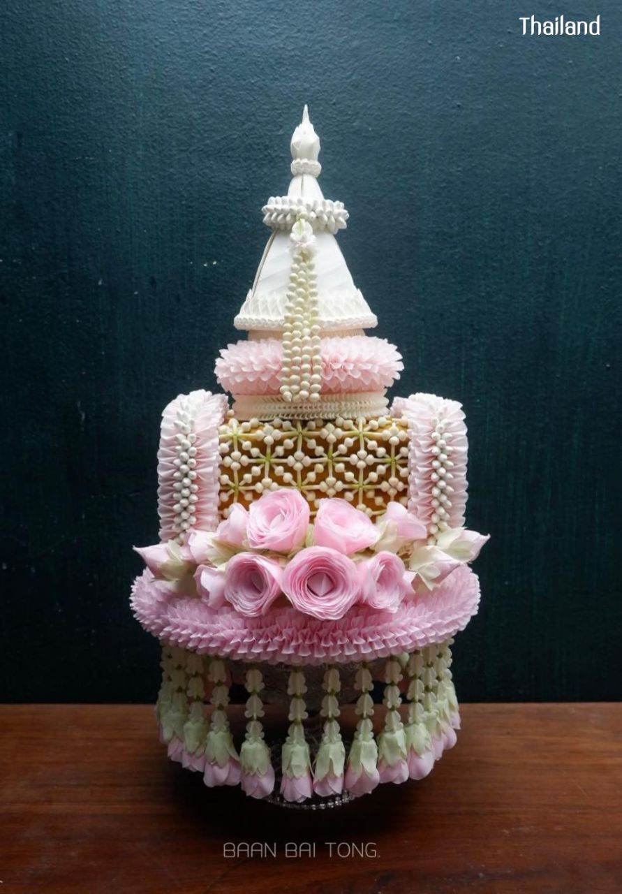 "Thai floral decoration" The identity of Thai handicraft: หัตถศิลป์ดอกไม้ไทย | THAILAND 🇹🇭