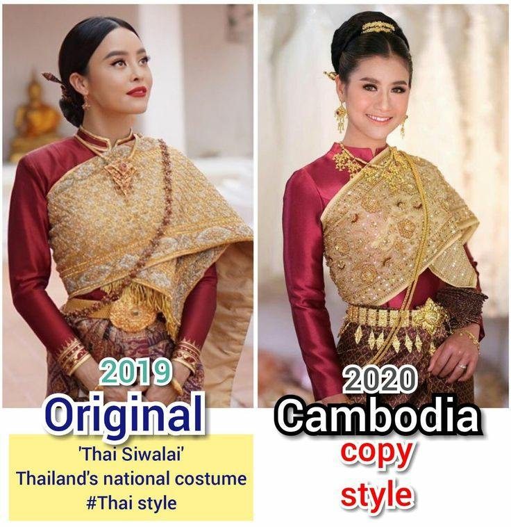 Sbai Thai costume in Cambodia