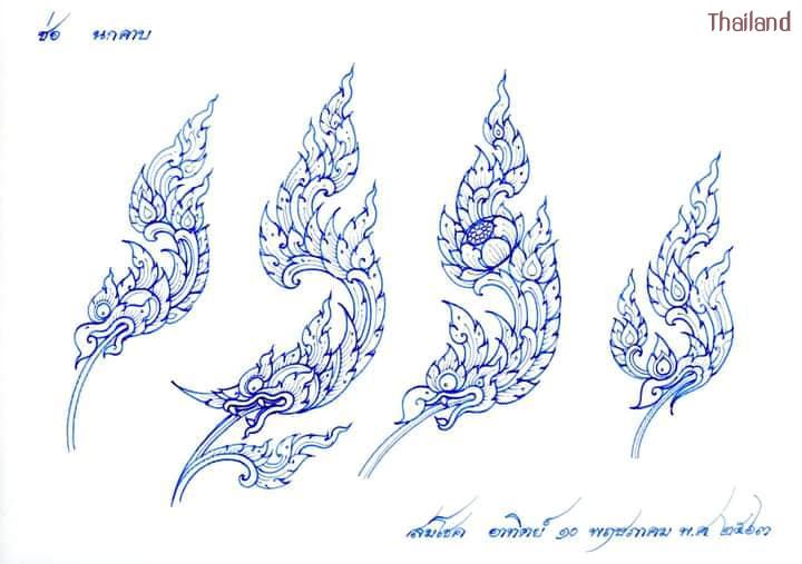 Thai Line Art "ลายไทย" ©credit: สมโชค สินนุกูล | THAILAND 🇹🇭
