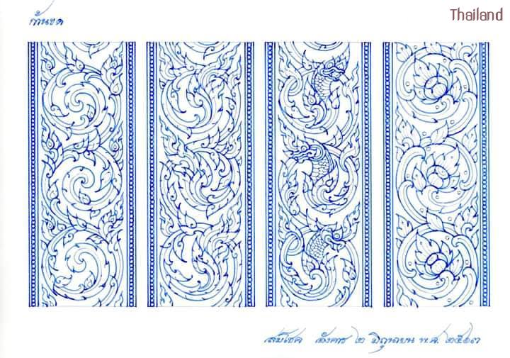 Thai Line Art "ลายไทย" ©credit: สมโชค สินนุกูล | THAILAND 🇹🇭