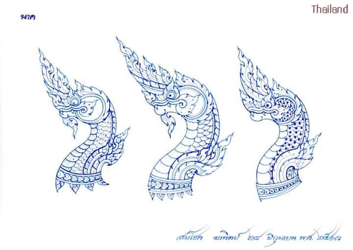Thai Line Art "ลายไทย" ©credit: สมโชค สินนุกูล | THAILAND 🇹🇭